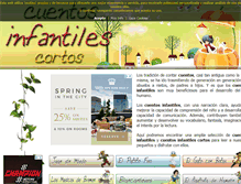 Tablet Screenshot of cuentosinfantilescortos.com